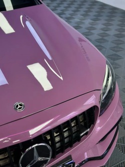 PET Sugar Violet Milk Coffee Car Vinyl Wrap review king 02