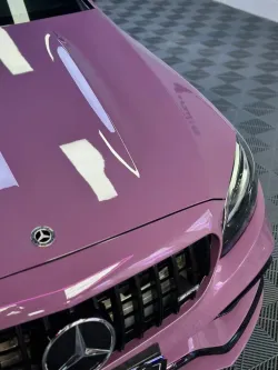 PET Sugar Violet Milk Coffee Car Vinyl Wrap review king 02