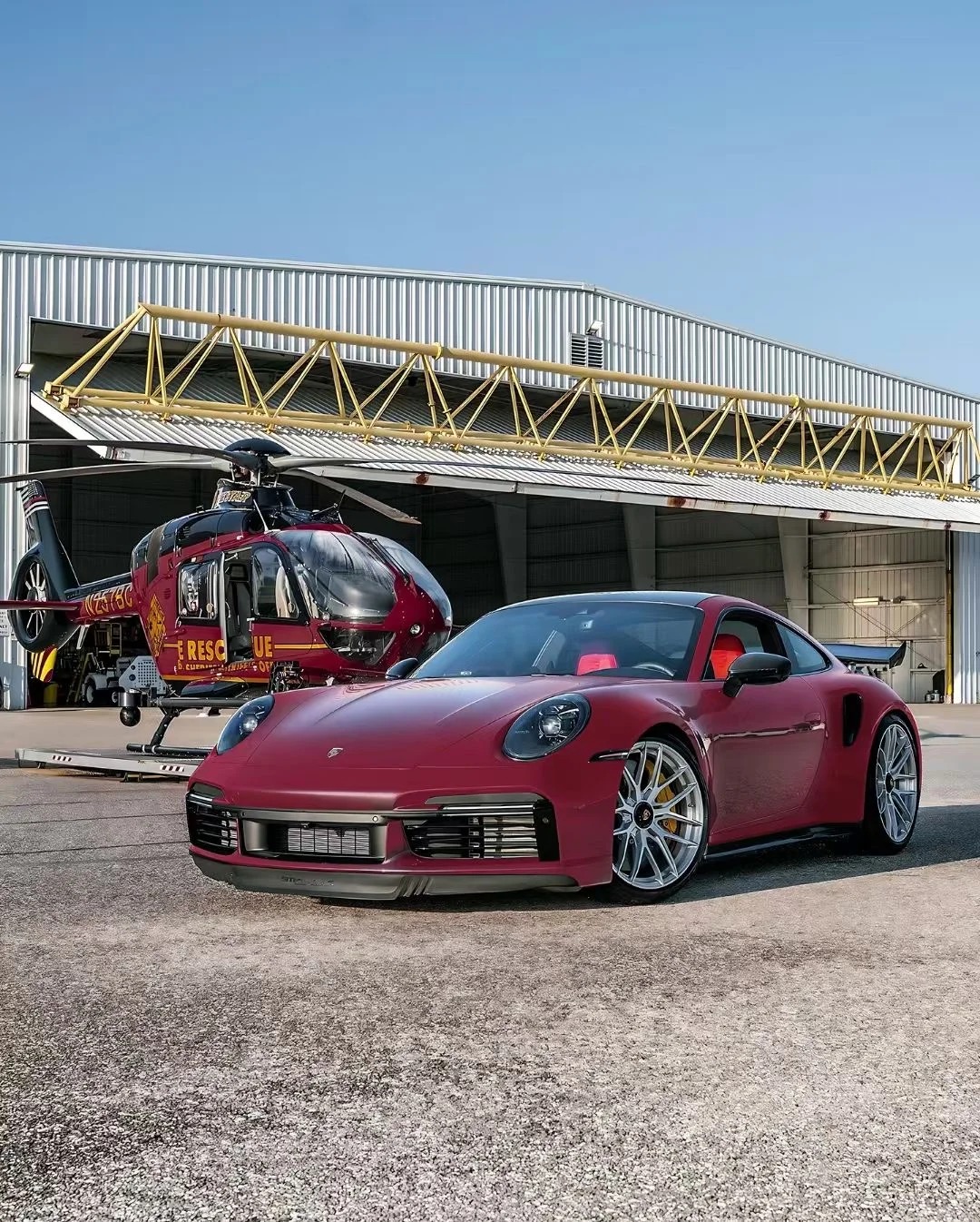 PET Ankara Red Car Vinyl Wrap review 1