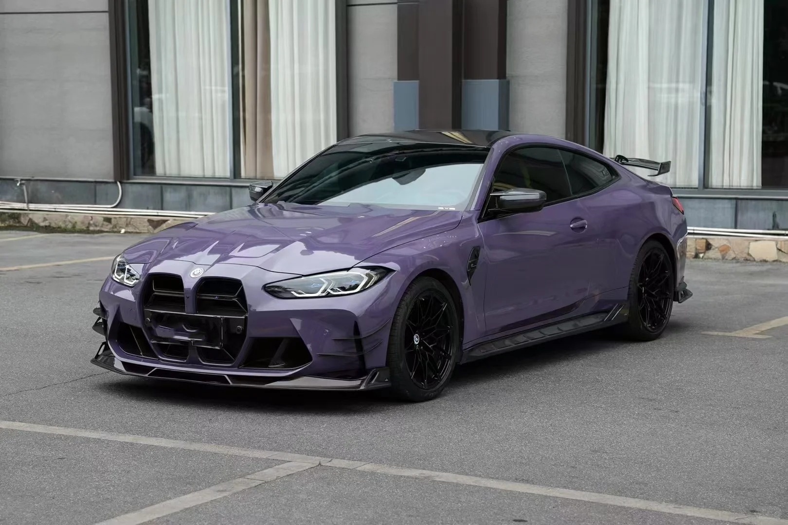 PET Haze Purple - Grey  Car Vinyl Wrap review swff 01