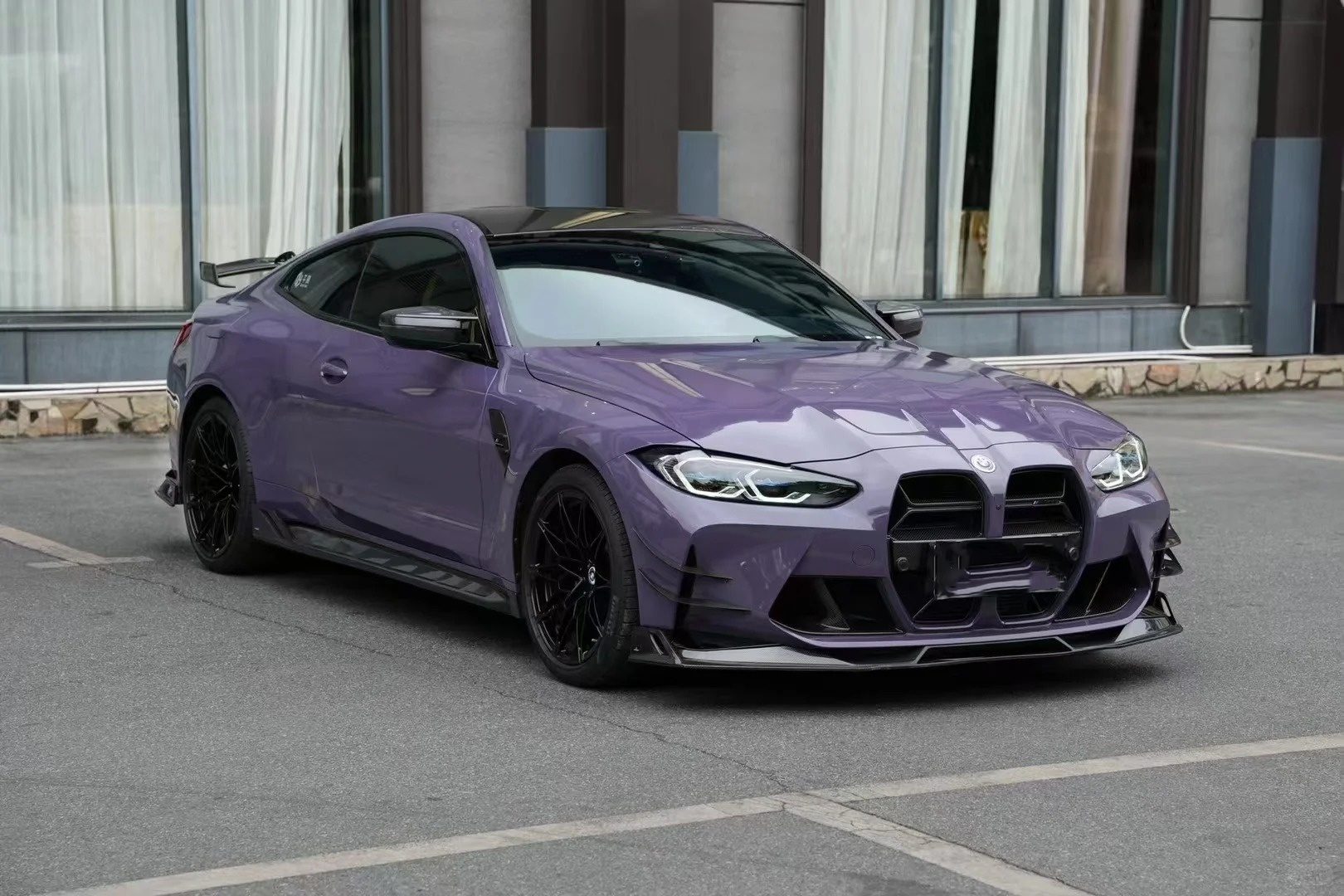 PET Haze Purple - Grey  Car Vinyl Wrap review swff 03