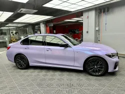 Twin-Color Silver Purple Car Vinyl Wrap  review jiowdn 02