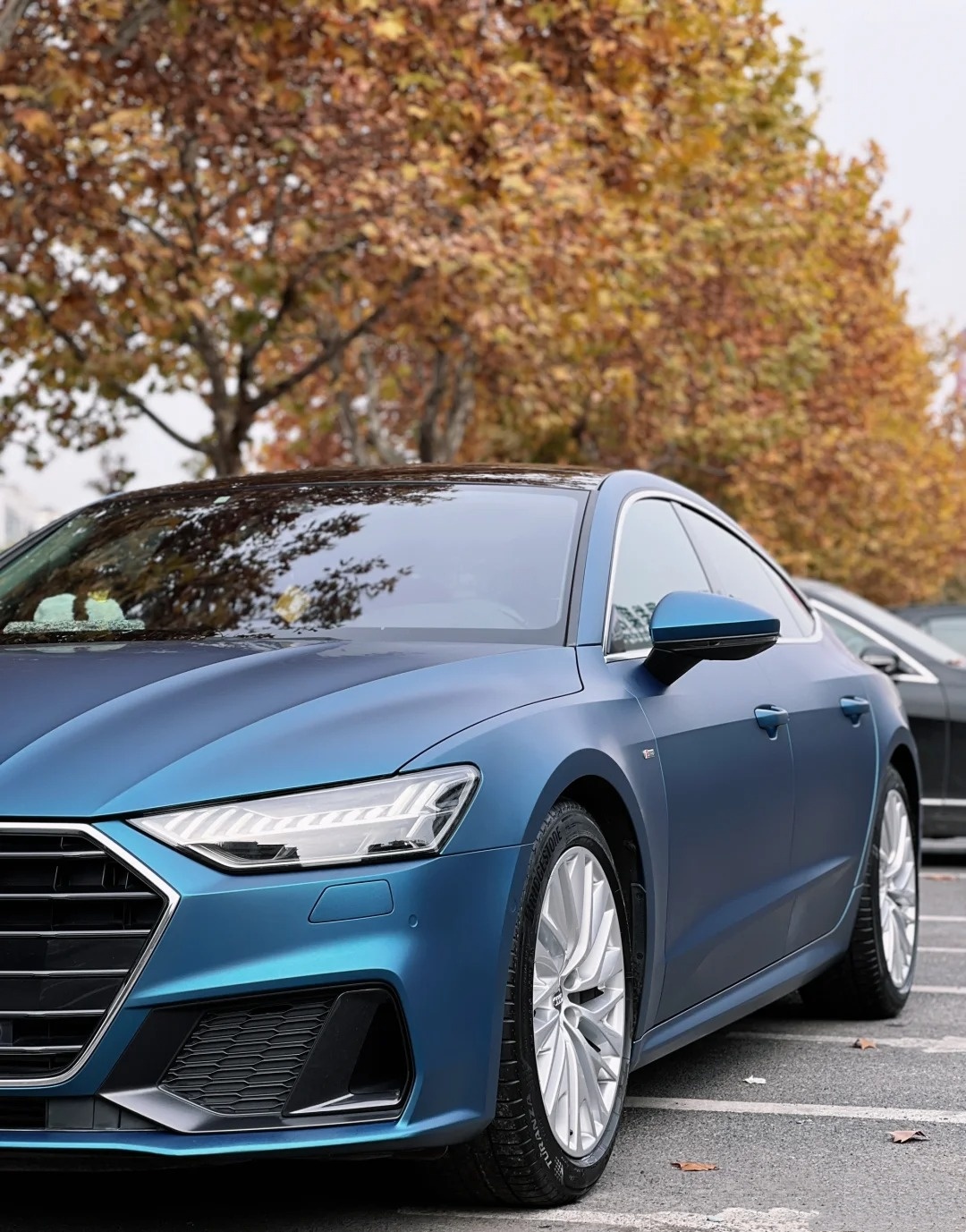 Matte Night Blue Car Vinyl Wrap review 0