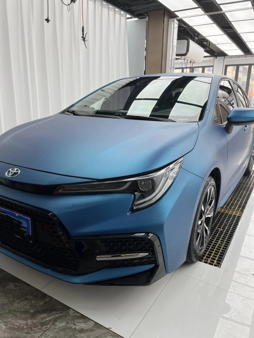 Matte Night Blue Car Vinyl Wrap review 