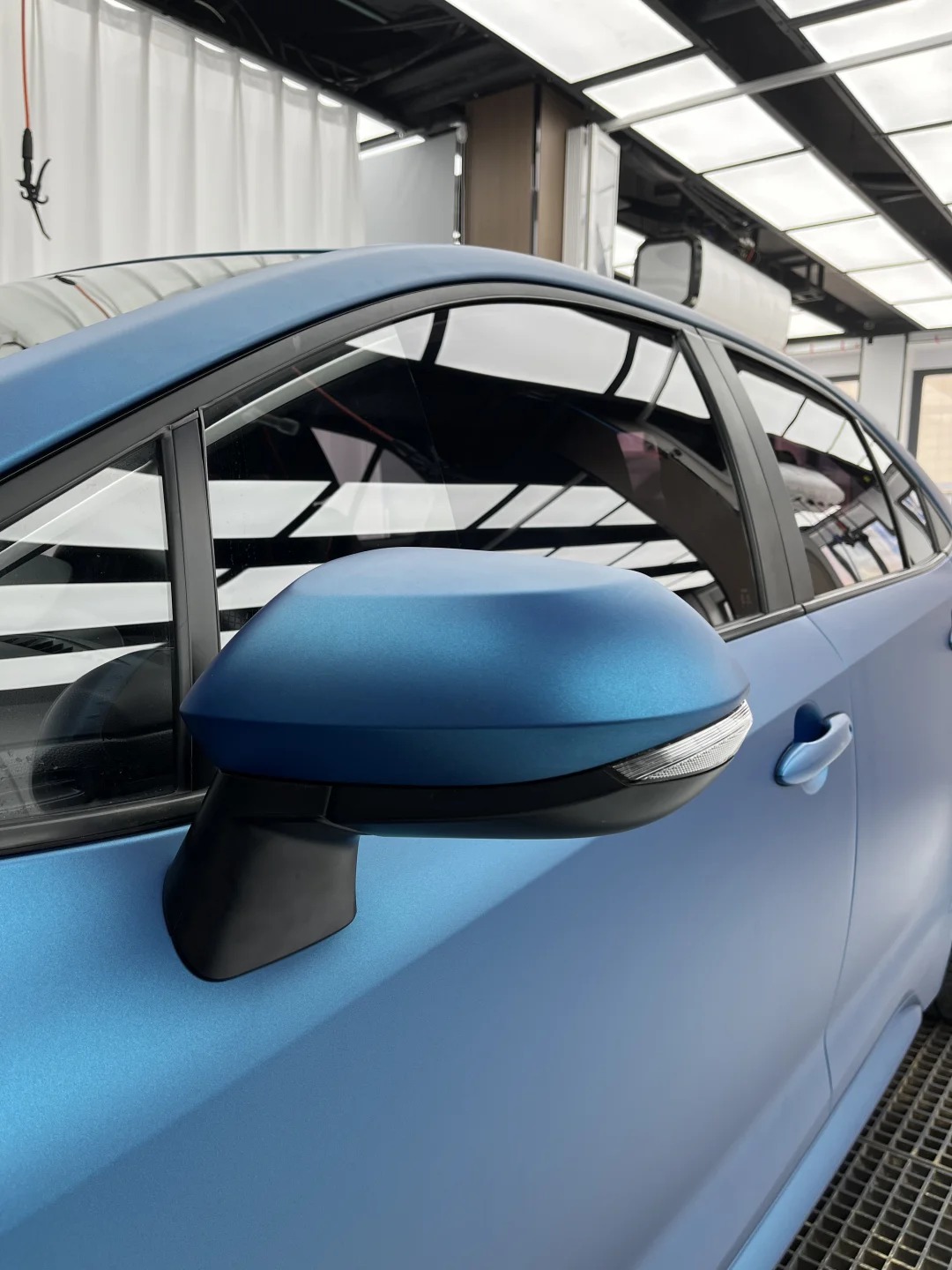 Matte Night Blue Car Vinyl Wrap review 1