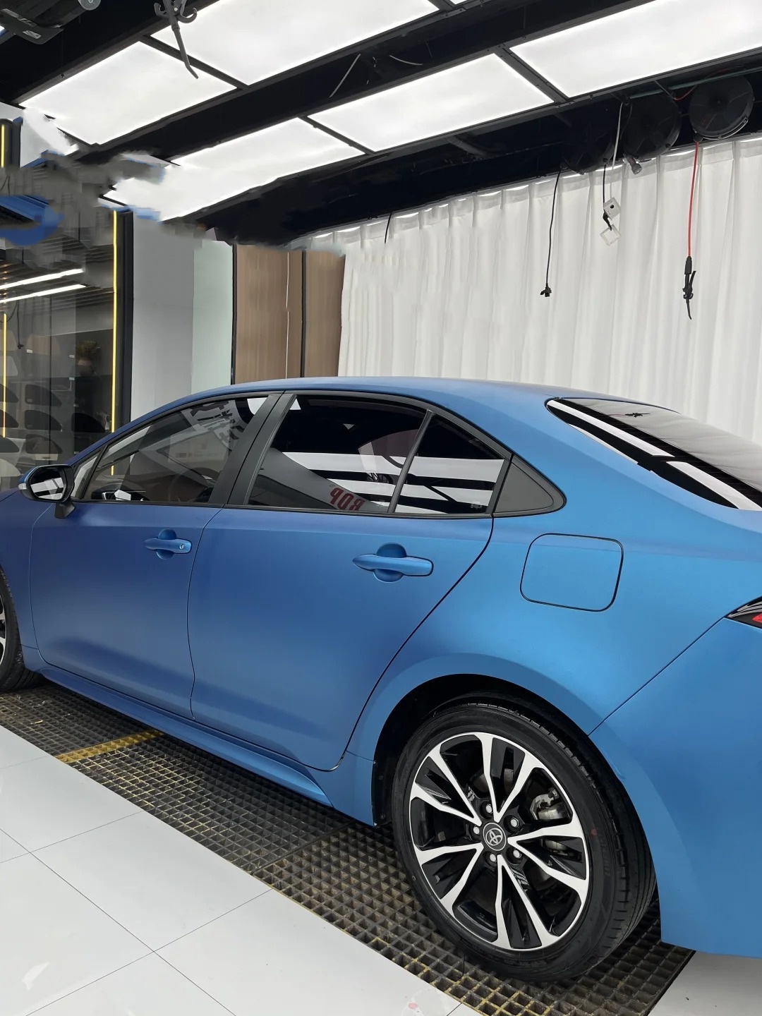 Matte Night Blue Car Vinyl Wrap review 2