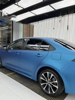 Matte Night Blue Car Vinyl Wrap review dgfhtr 03