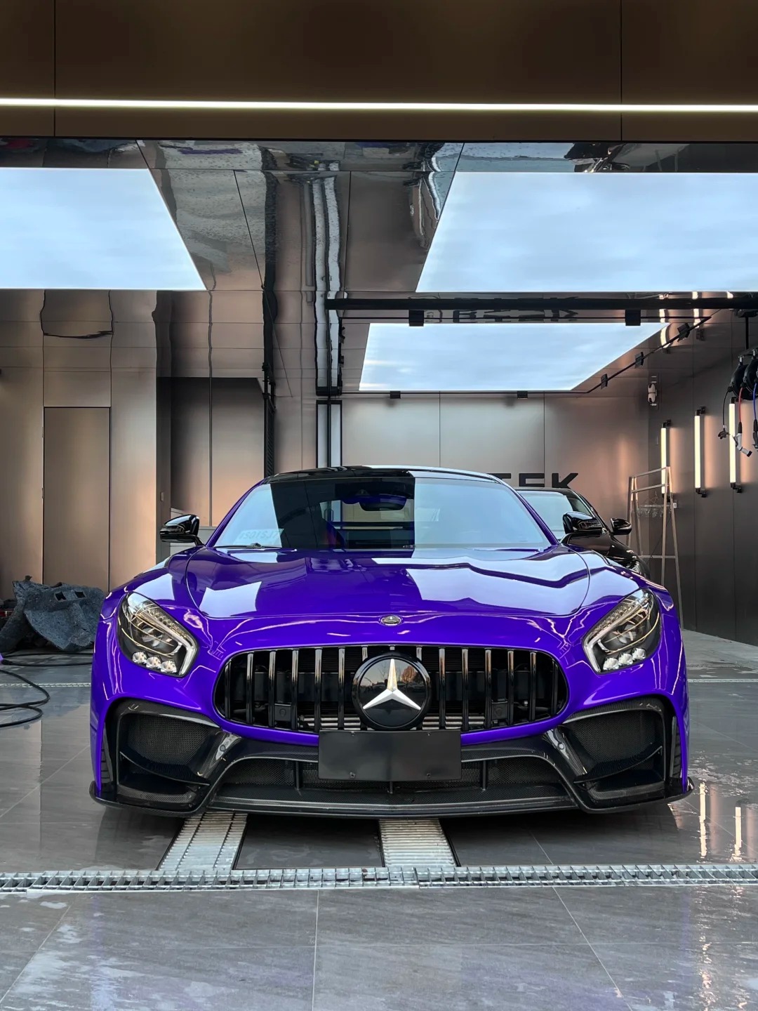 Gloss Metallic Plum Explosion Purple Car Vinyl Wrap review gorejg 02