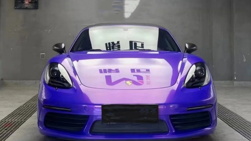Gloss Metallic Plum Explosion Purple Car Vinyl Wrap review 