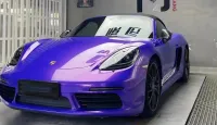 Gloss Metallic Plum Explosion Purple Car Vinyl Wrap review 2