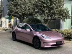 Porsche BMW Tesla  Benz Gloss PET Bentley Passion Pink Car Vinyl Wrap review gerhj 01