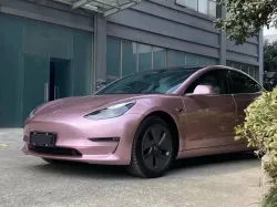 Porsche BMW Tesla  Benz Gloss PET Bentley Passion Pink Car Vinyl Wrap review gerhj 02