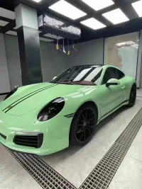 Gloss Moss Green Car Vinyl Wrap review 0