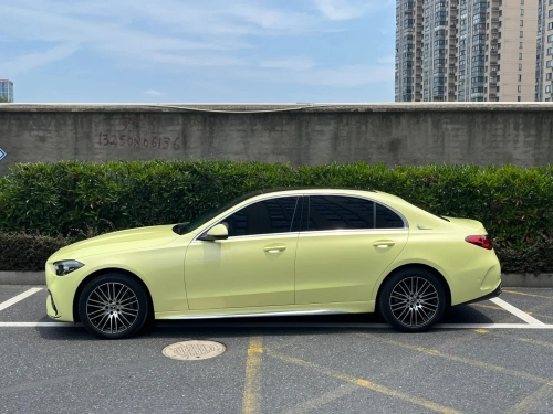 Gloss Chanel Yellow Car Vinyl Wrap review 