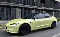 Gloss Chanel Yellow Car Vinyl Wrap review 1