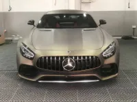 Ultra-Matte Midnight Gold Car Vinyl Wrap review 1