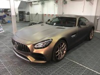 Ultra-Matte Midnight Gold Car Vinyl Wrap review 2