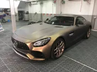 Ultra-Matte Midnight Gold Car Vinyl Wrap review 2