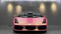 Matte Diamond Gold Pink Car Vinyl Wrap review 1