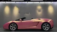 Matte Diamond Gold Pink Car Vinyl Wrap review 0