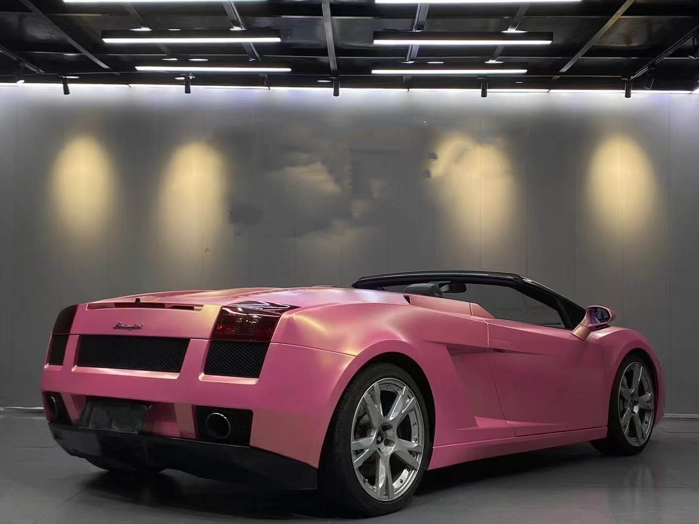 Matte Diamond Gold Pink Car Vinyl Wrap review fge 02