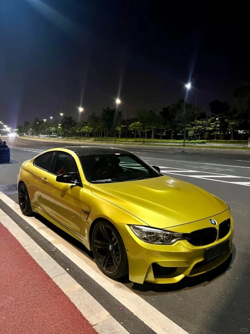 Super Bright Metallic Austin Yellow Car Vinyl Wrap review 