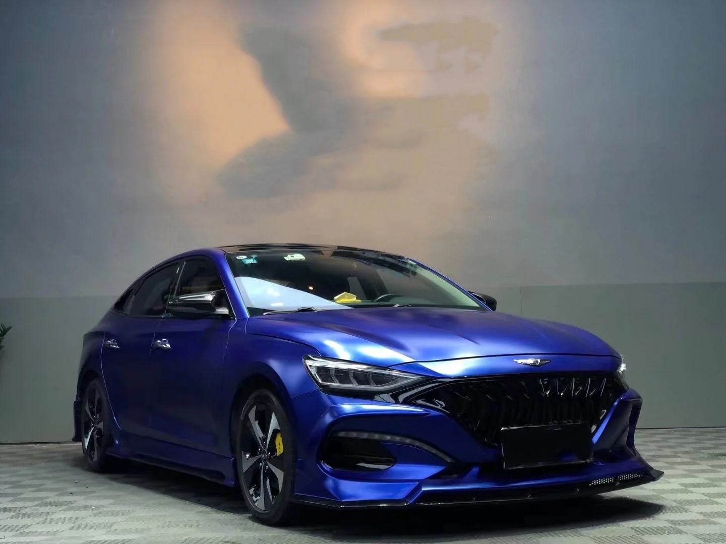 Matte Pure Metal Navy Blue Car Vinyl Wrap review fdseg 01