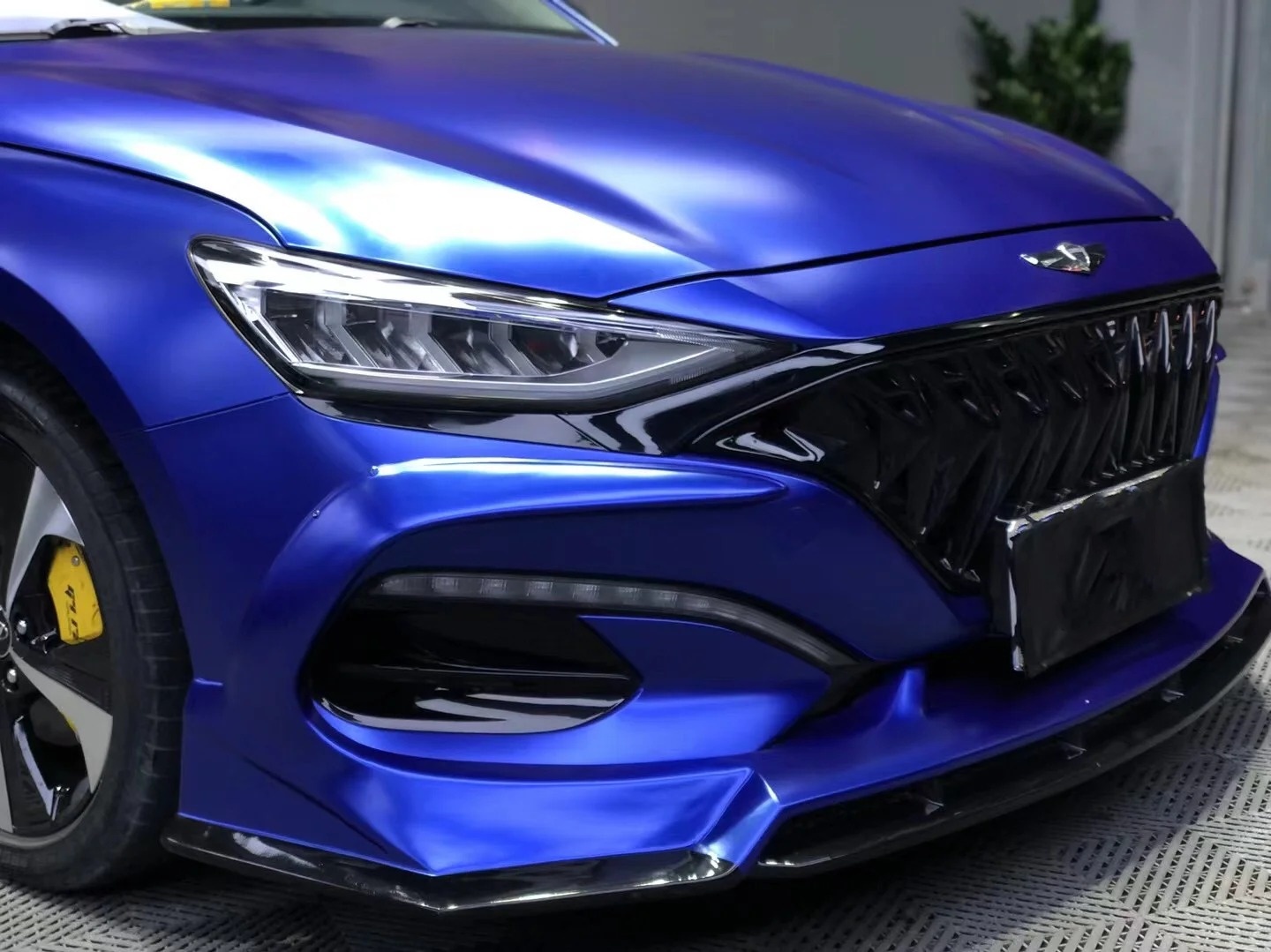 Matte Pure Metal Navy Blue Car Vinyl Wrap review fdseg 03