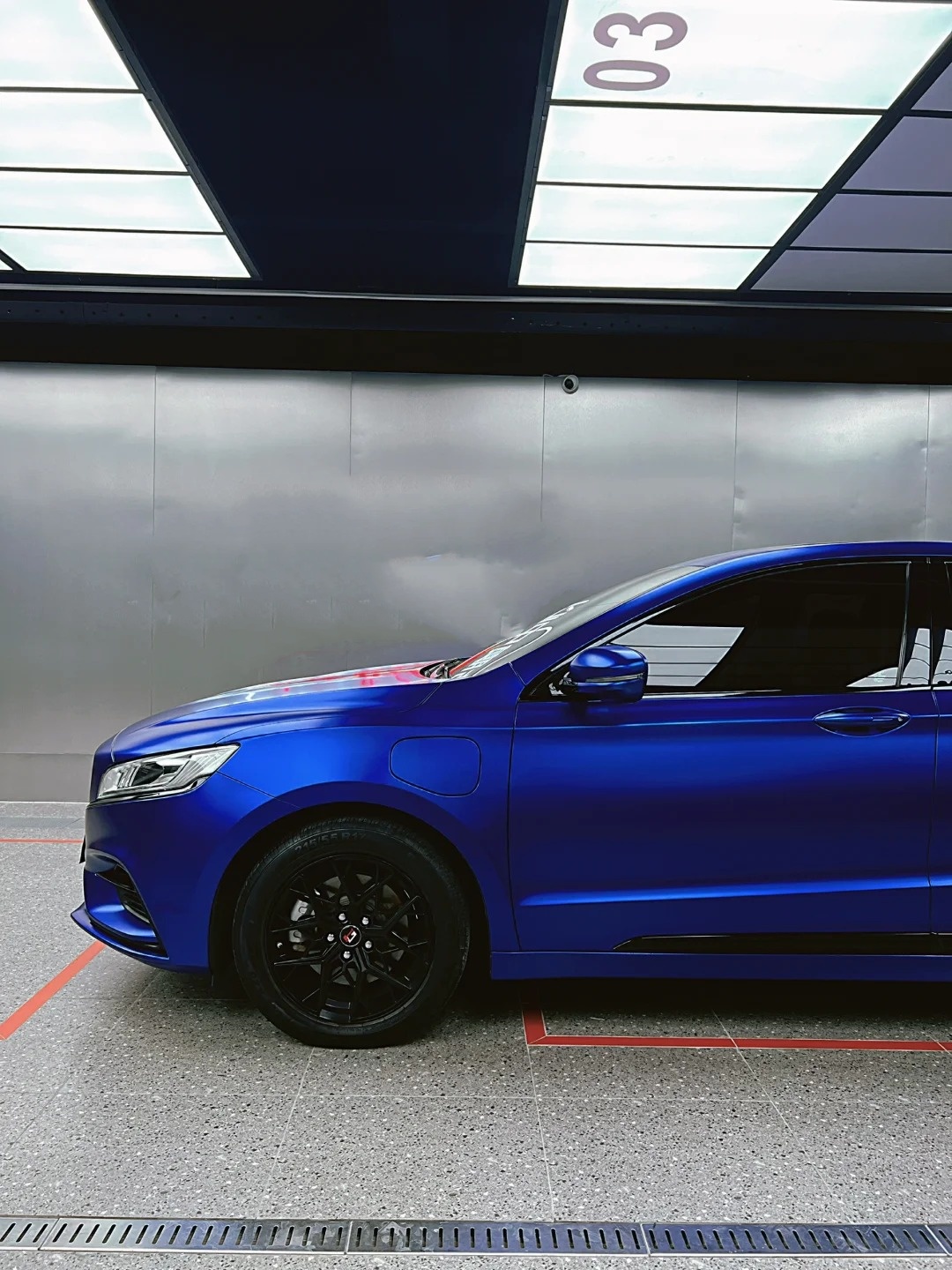 Matte Pure Metal Navy Blue Car Vinyl Wrap review eefge 02