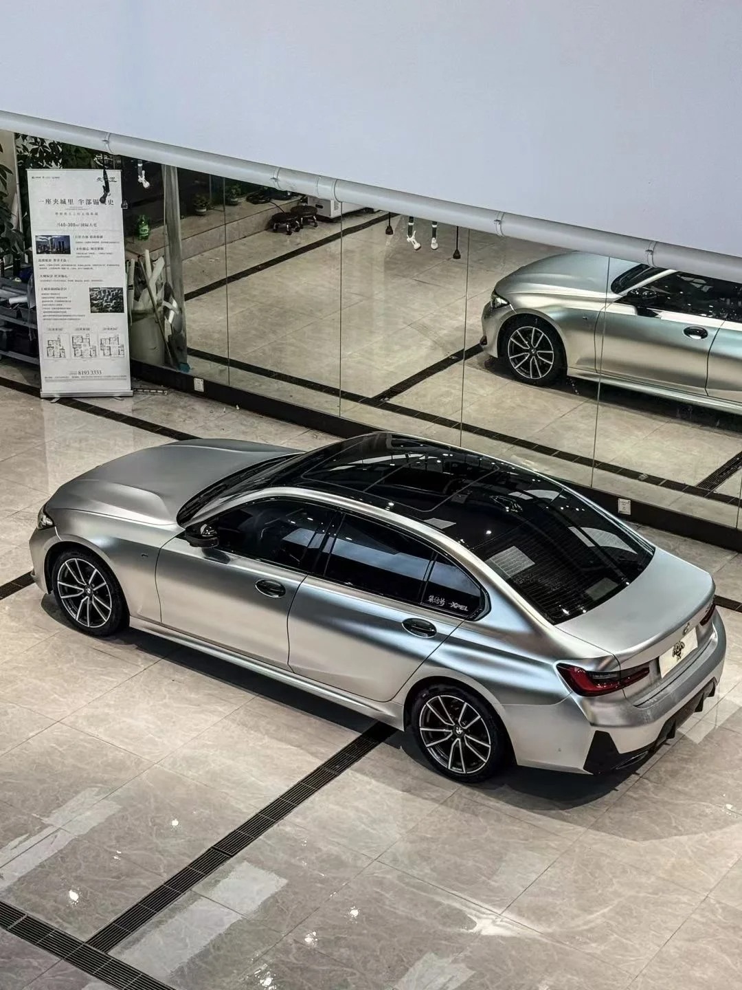 Matte Chrome Alexander Silver Car Vinyl Wrap review 0