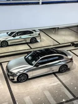 Matte Chrome Alexander Silver Car Vinyl Wrap review knfkj 03