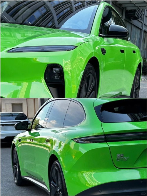 Super Gloss Viper Green Car Vinyl Wrap review 