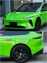 Super Gloss Viper Green Car Vinyl Wrap review 1