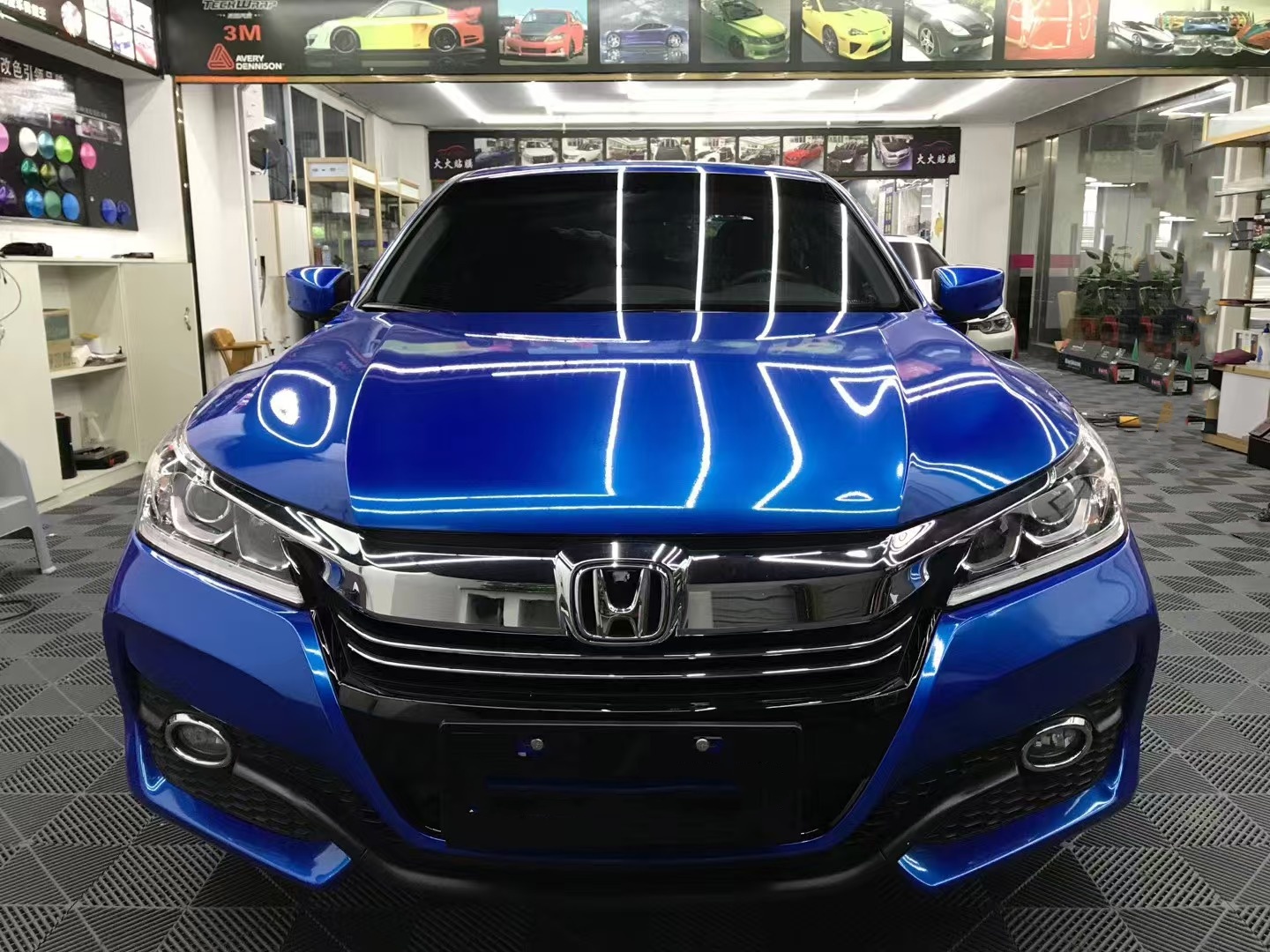 Gloss Metallic Jazz Blue Car Vinyl Wrap review sbfe 02