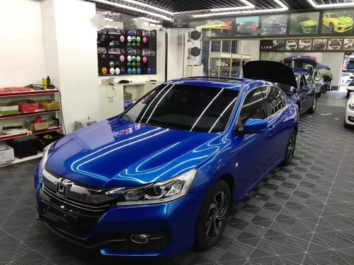 Gloss Metallic Jazz Blue Car Vinyl Wrap review 