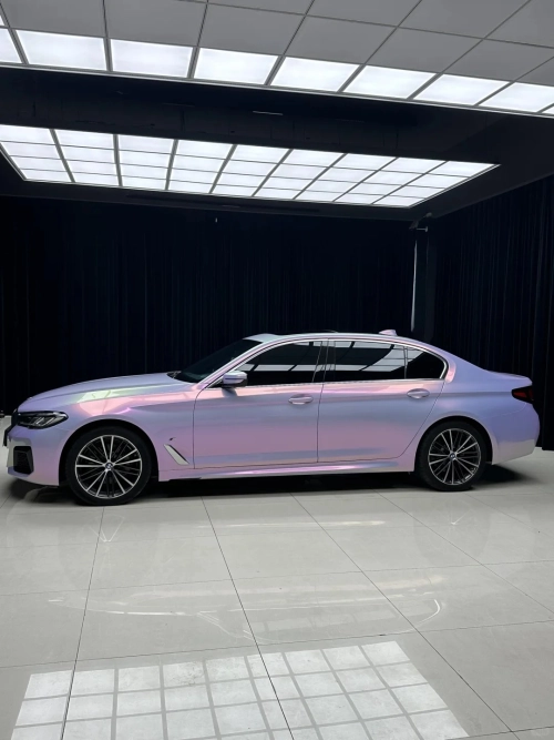 PET Zhongjin Starry Sky Powder Car Vinyl Wrap review 