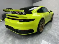 Gloss Acid Lime Green Car Vinyl Wrap review 2