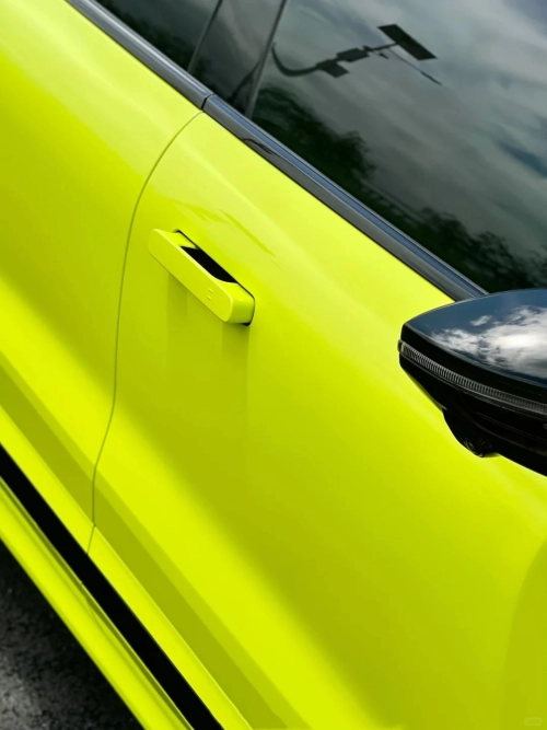 Gloss Acid Lime Green Car Vinyl Wrap review 