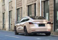 Super Gloss Shine Latte Car Vinyl Wrap review 1