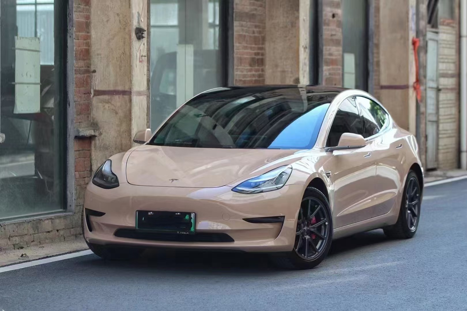 Super Gloss Shine Latte Car Vinyl Wrap review gfwrh