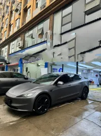 PET Matte Metallic AMG Grey Car Vinyl Wrap review 0