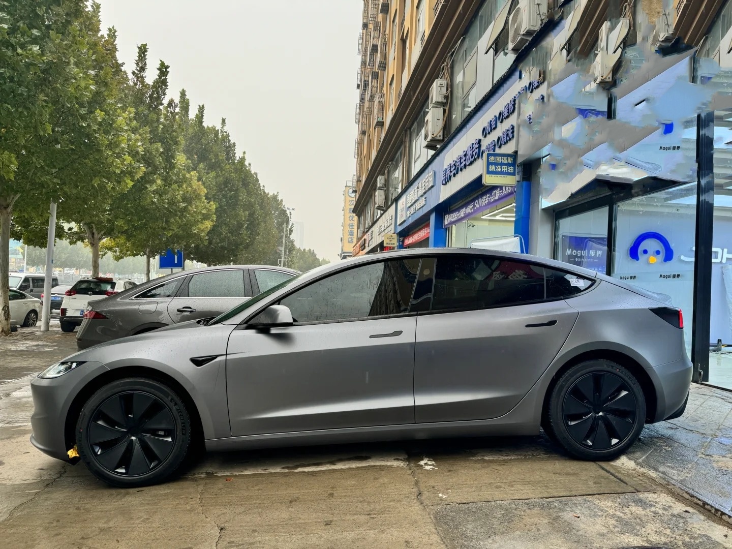 PET Matte Metallic AMG Grey Car Vinyl Wrap review dsgerg 02