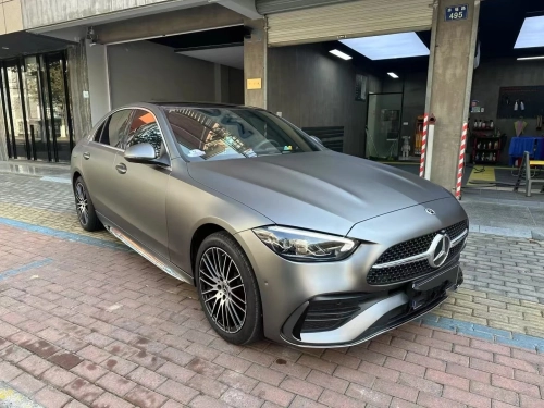 PET Matte Metallic AMG Grey Car Vinyl Wrap review 