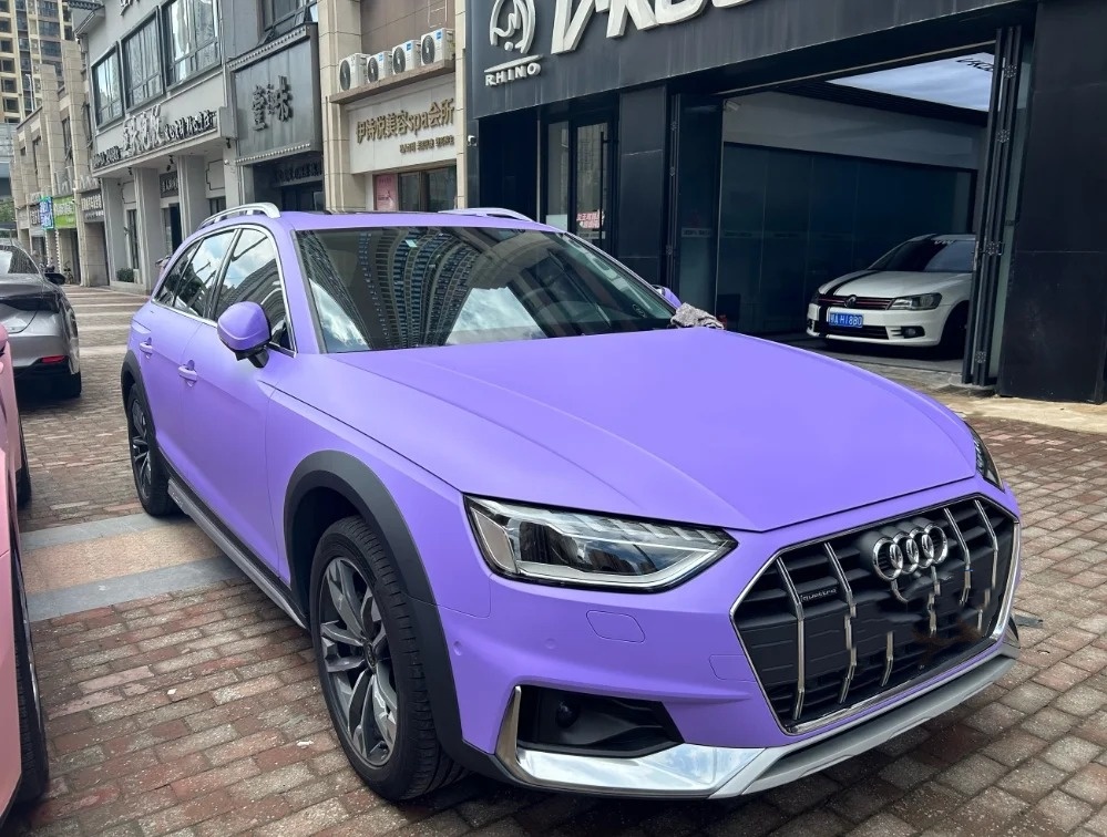 BMW MINI Ultimate Flat Lavender Purple Car Vinyl Wrap review dgh 02