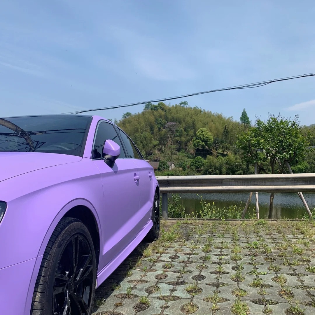 BMW MINI Ultimate Flat Lavender Purple Car Vinyl Wrap review dgnl