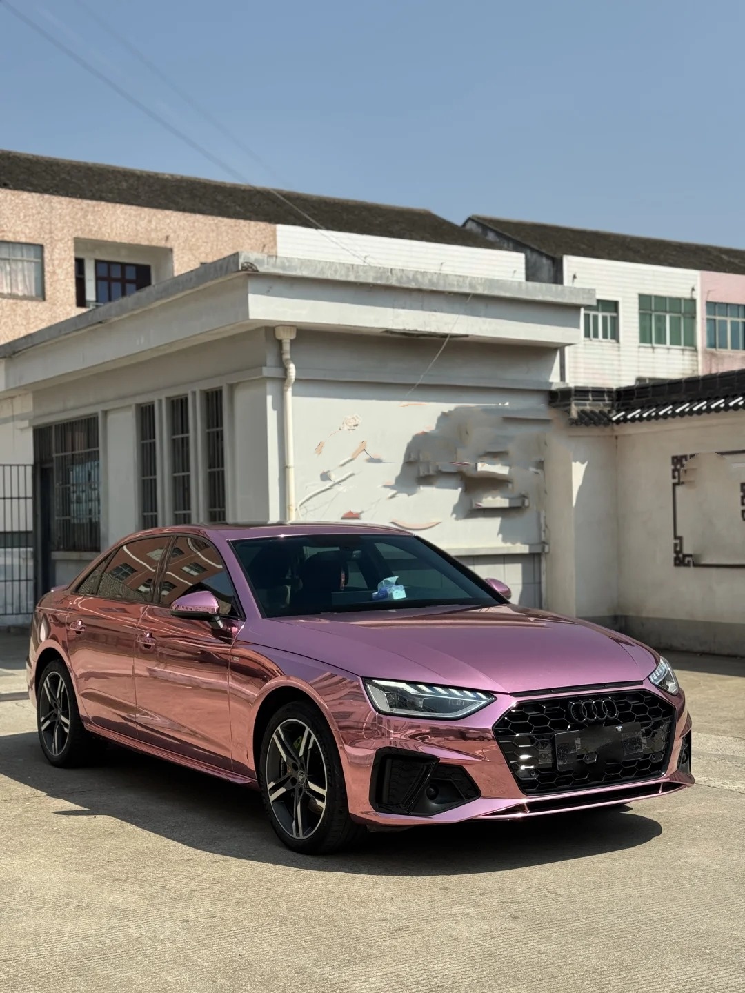 Gloss Rose Gold Mirror Chrome Car Vinyl Wrap review 2