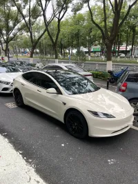 Tesla Benz Gloss Pepper Coopers White Car Vinyl Wrap review 0