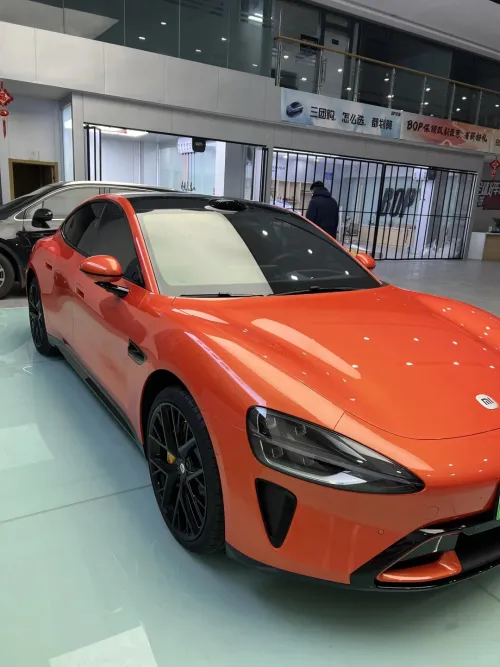 Super Gloss Orange Car Vinyl Wrap review 