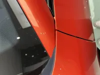 Super Gloss Orange Car Vinyl Wrap review 1