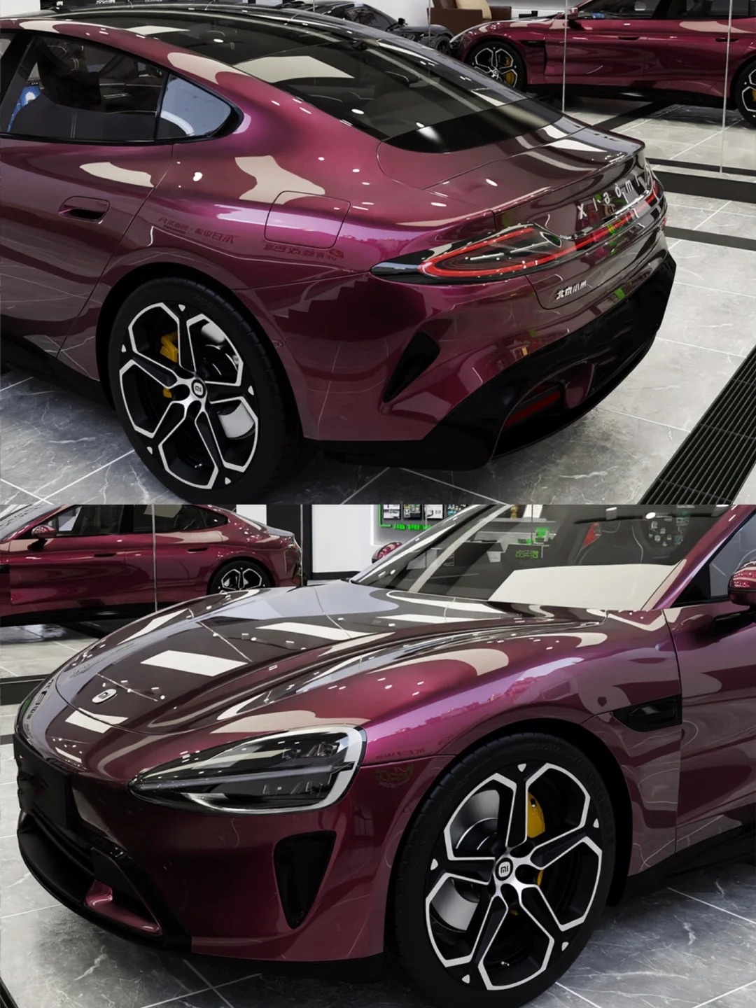 Tesla Gloss PET Cherry Red Car Vinyl Wrap review gfrgjl 03